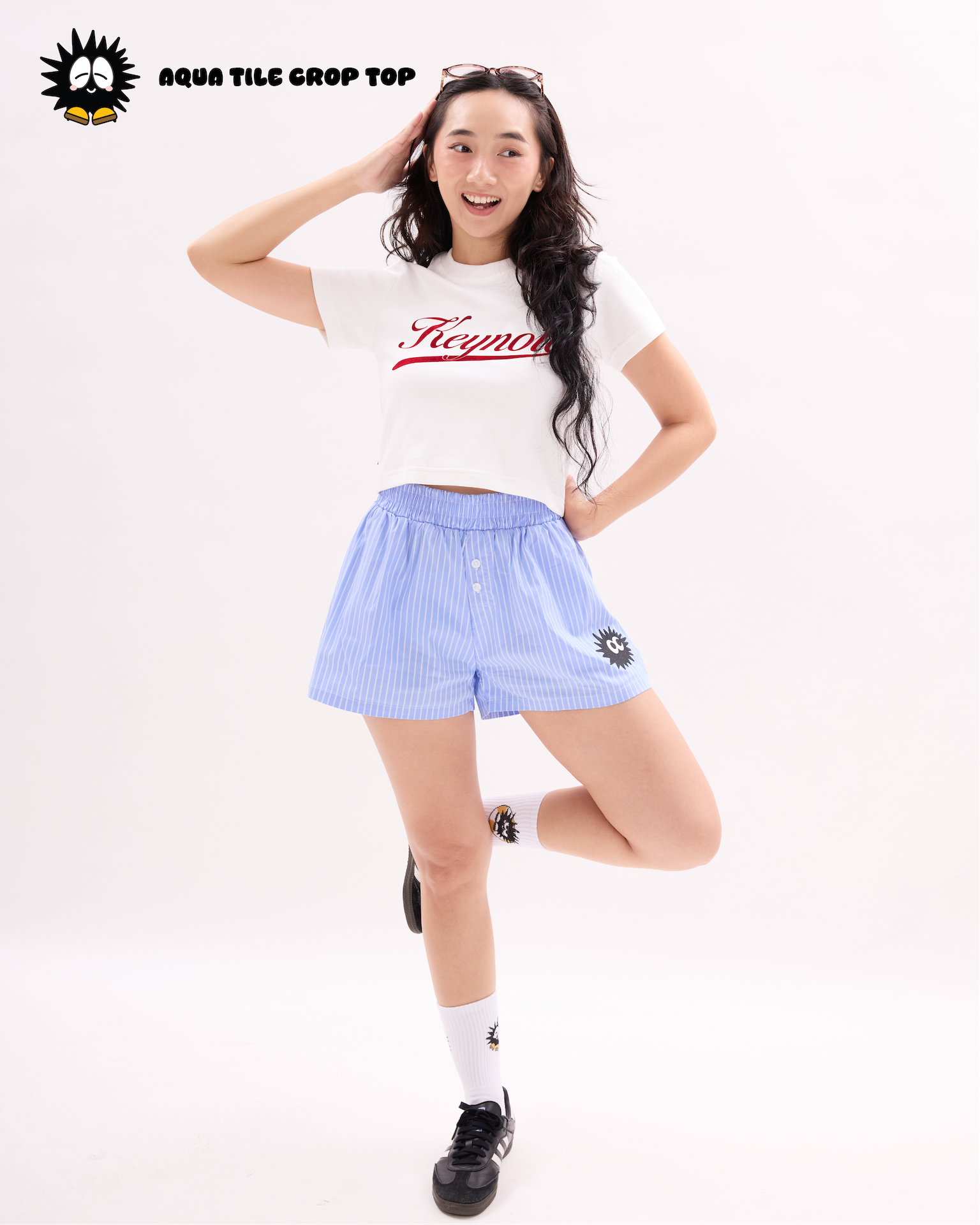 Soda Crop Top White