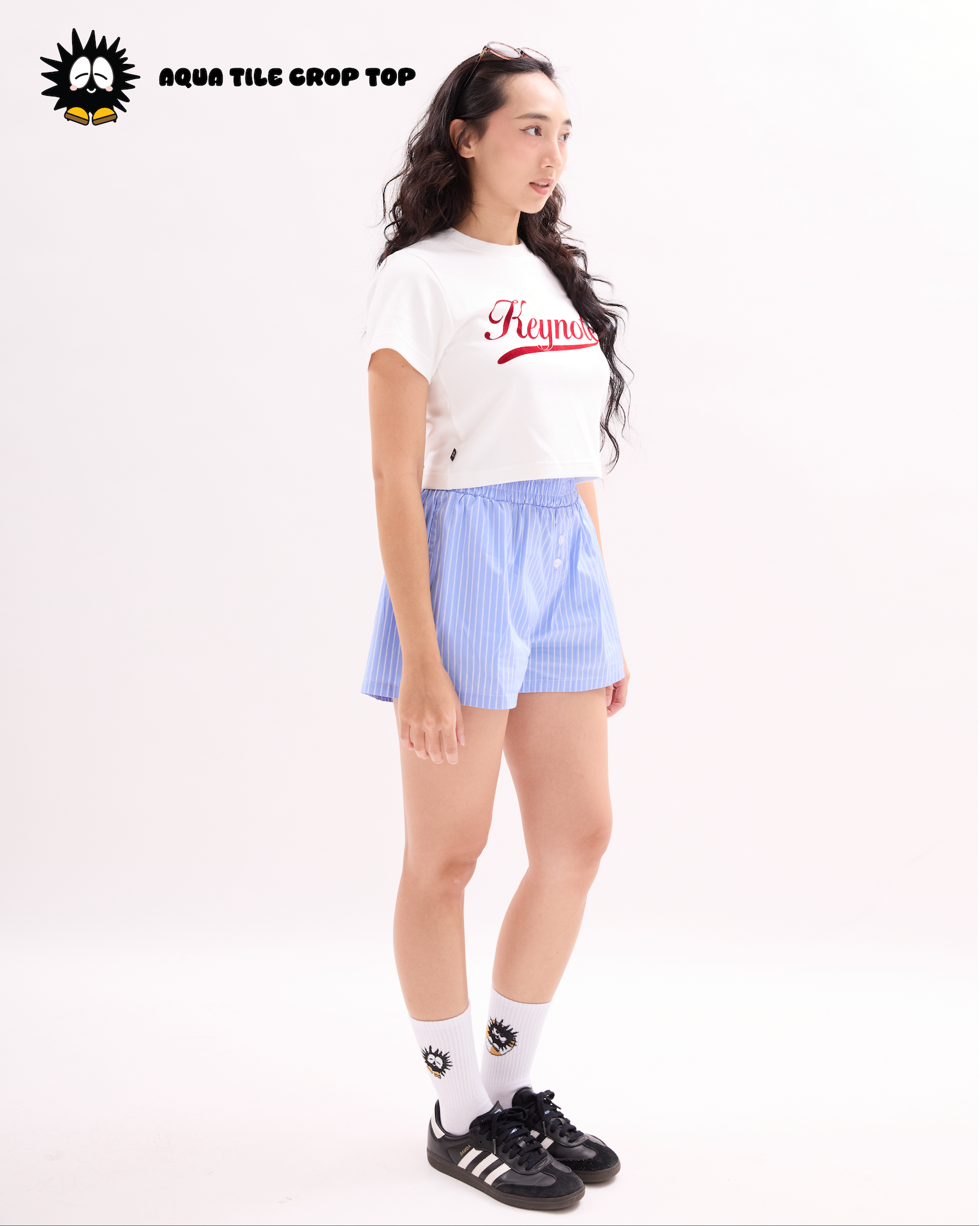 Soda Crop Top White
