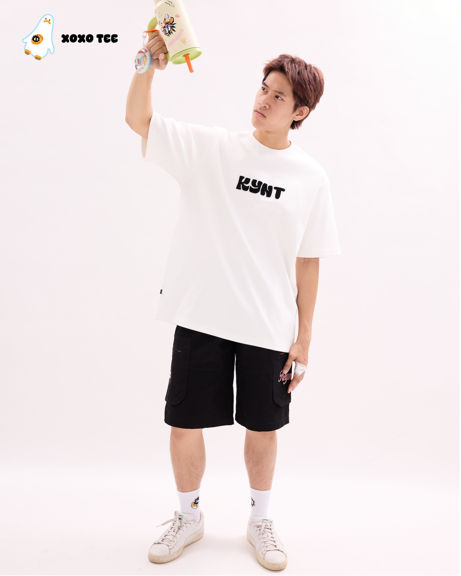 XOXO Tee White [ pre-order estimate 5 OCT 25 ship out ]