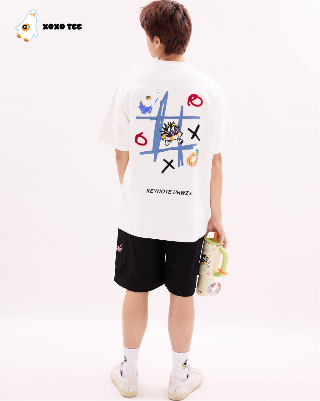 XOXO Tee White [ pre-order estimate 5 OCT 25 ship out ]