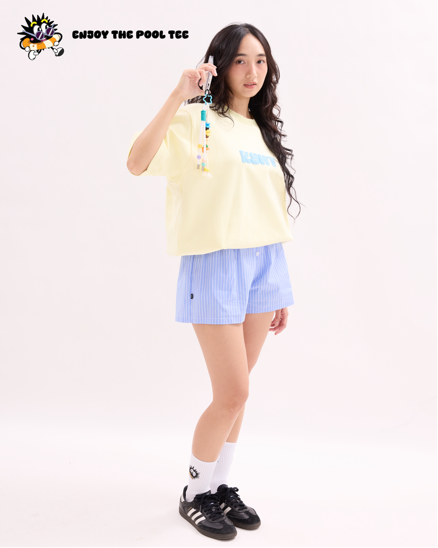 Enjoy The Pool Tee Yellow