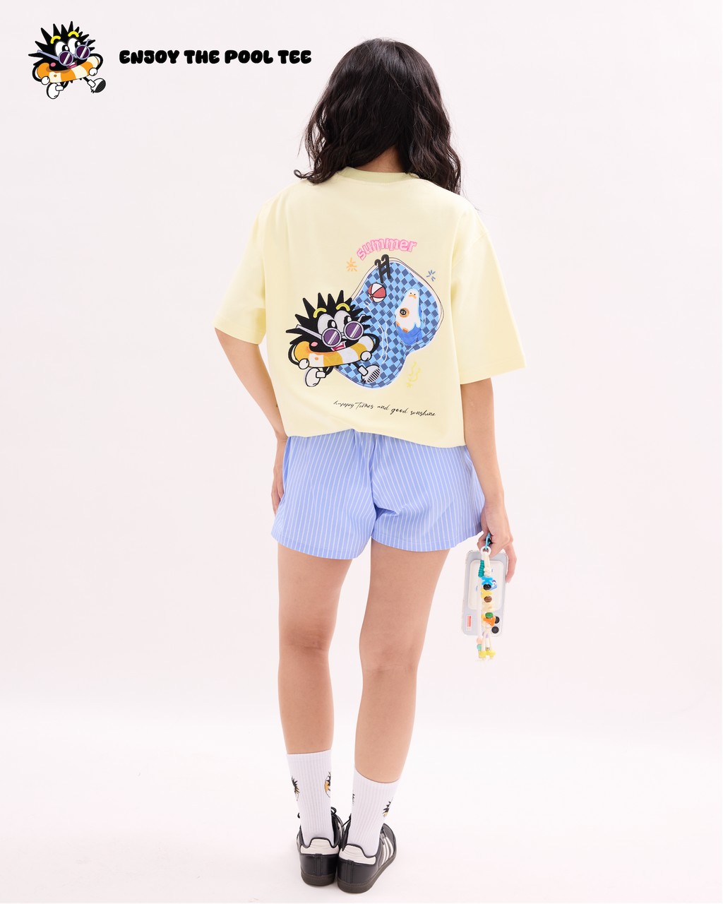Enjoy The Pool Tee Yellow