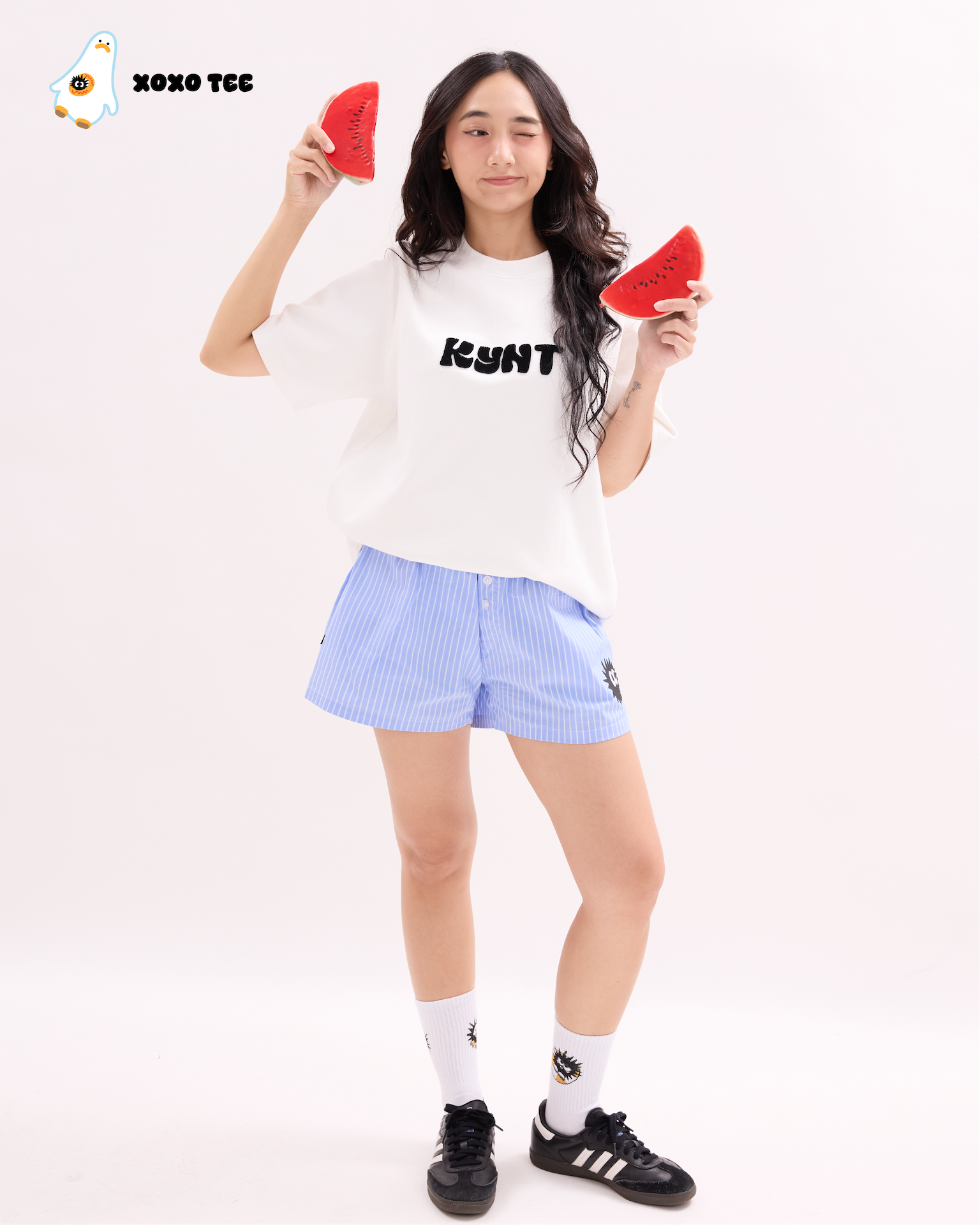 XOXO Tee White [ pre-order estimate 5 OCT 25 ship out ]
