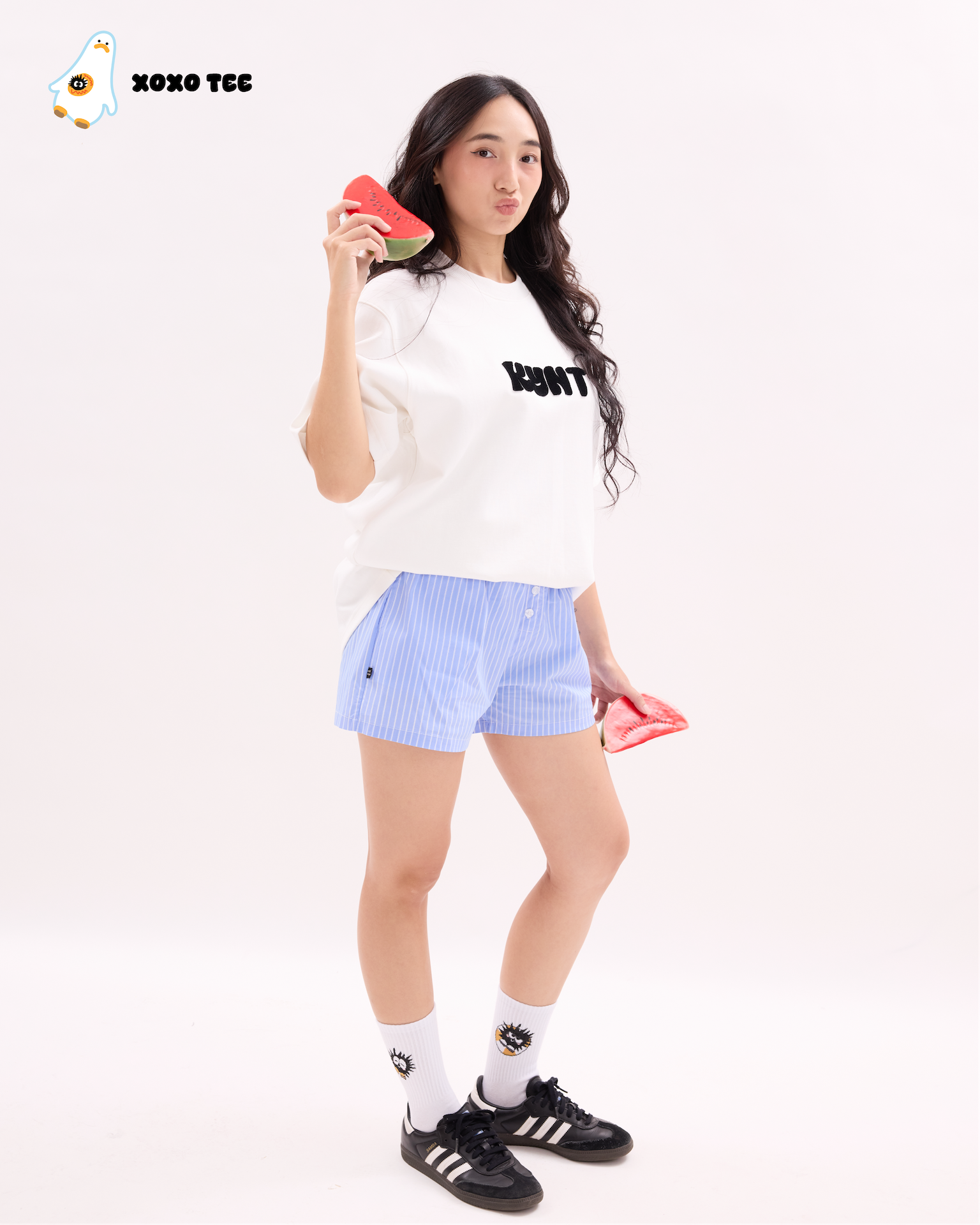 XOXO Tee White [ pre-order estimate 5 OCT 25 ship out ]