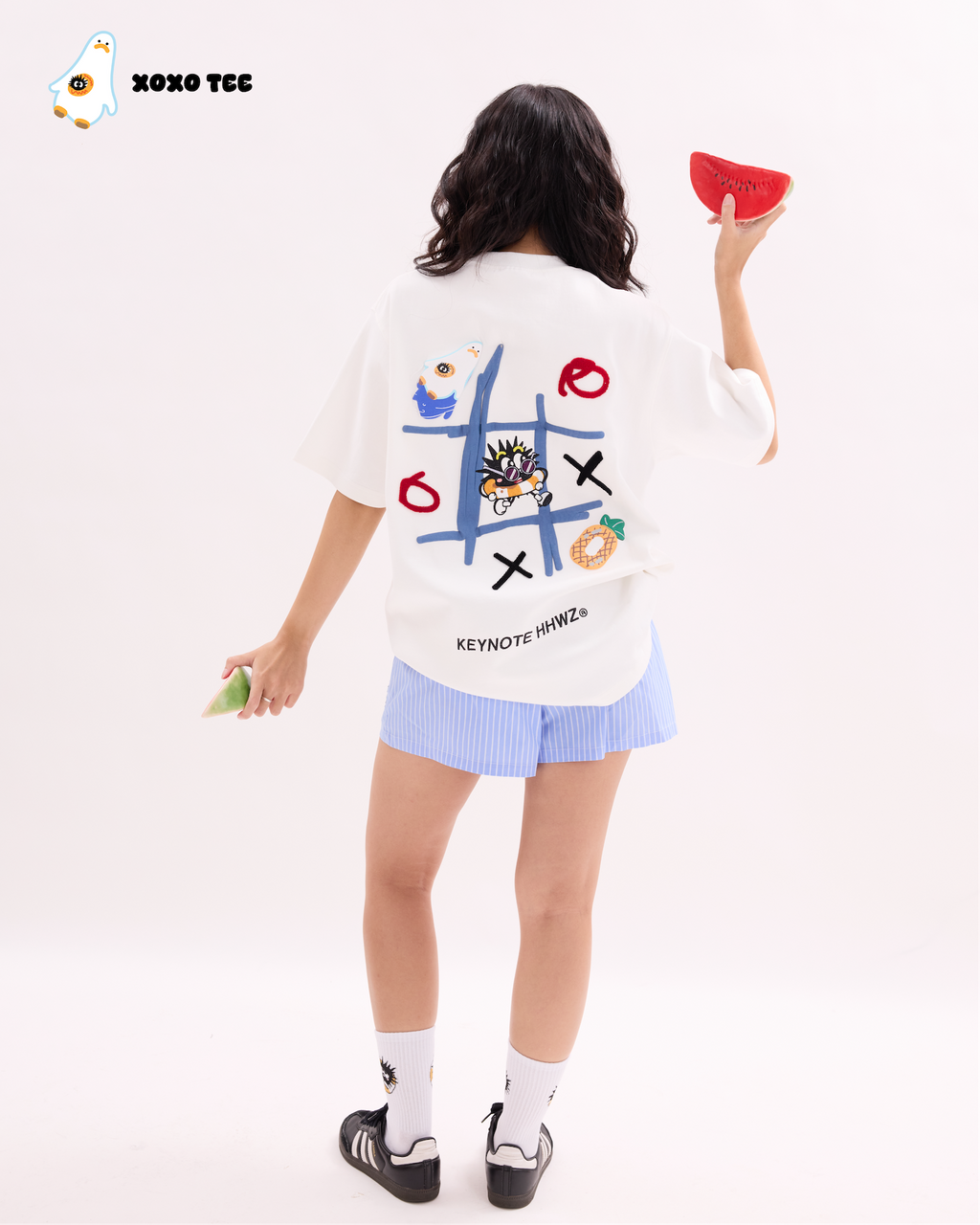 XOXO Tee White [ pre-order estimate 5 OCT 25 ship out ]