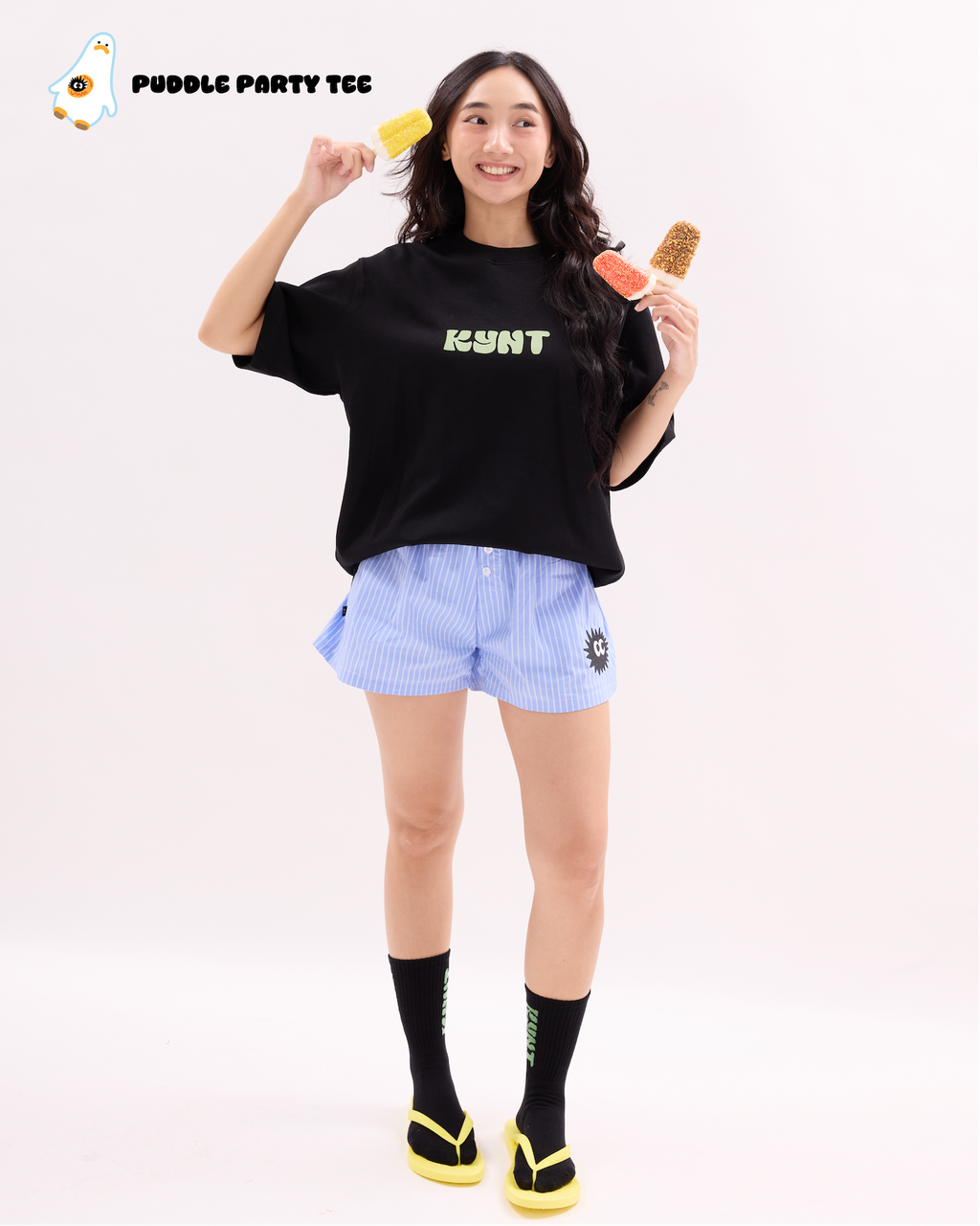 Puddle Party Tee Black