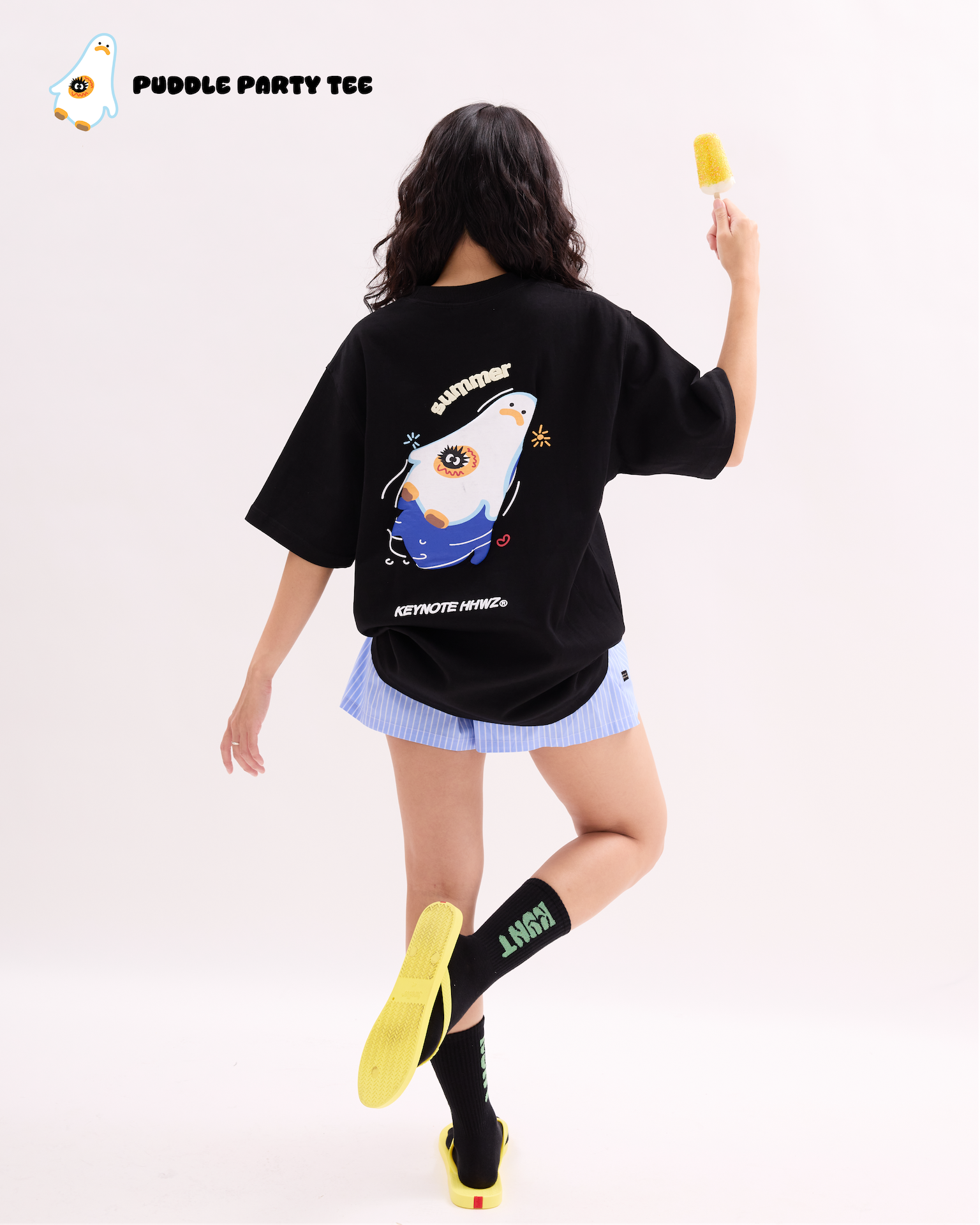 Puddle Party Tee Black