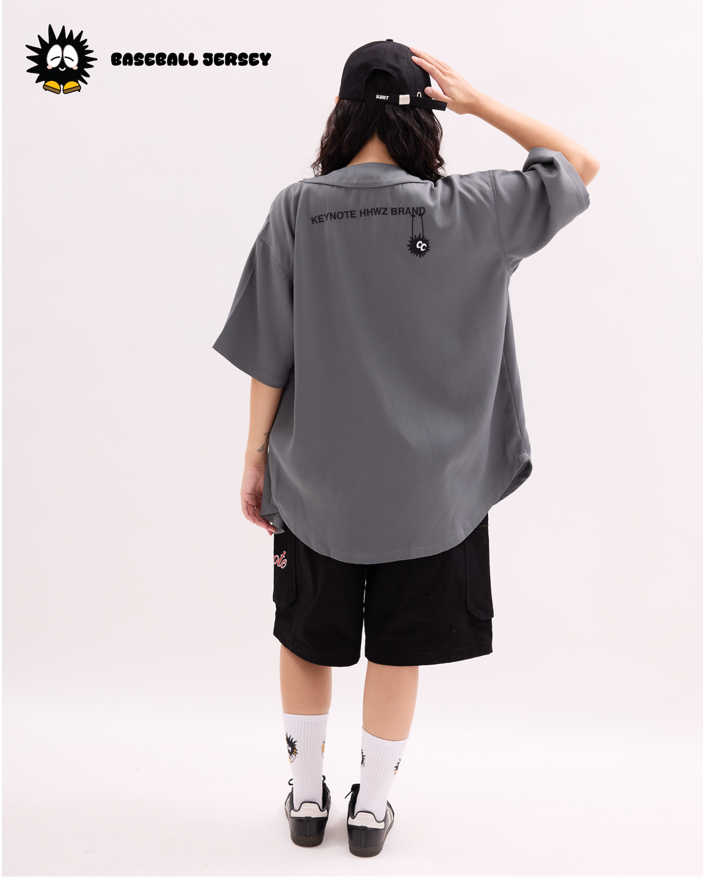 Baseball Jersey Grey