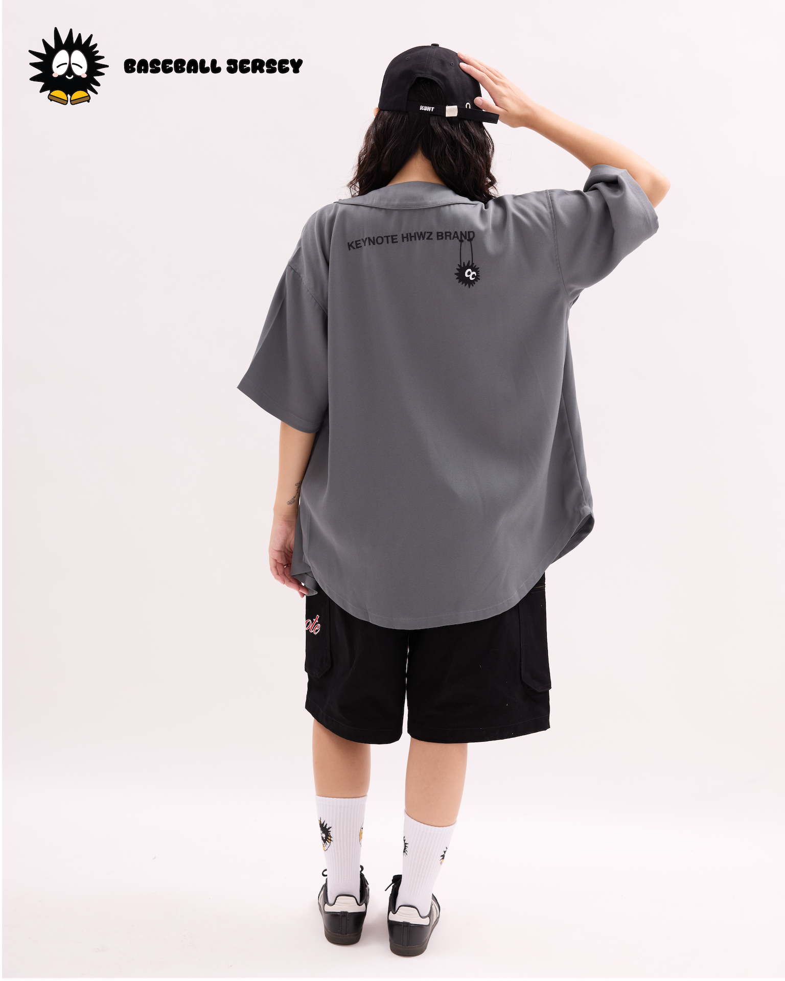 Baseball Jersey Grey