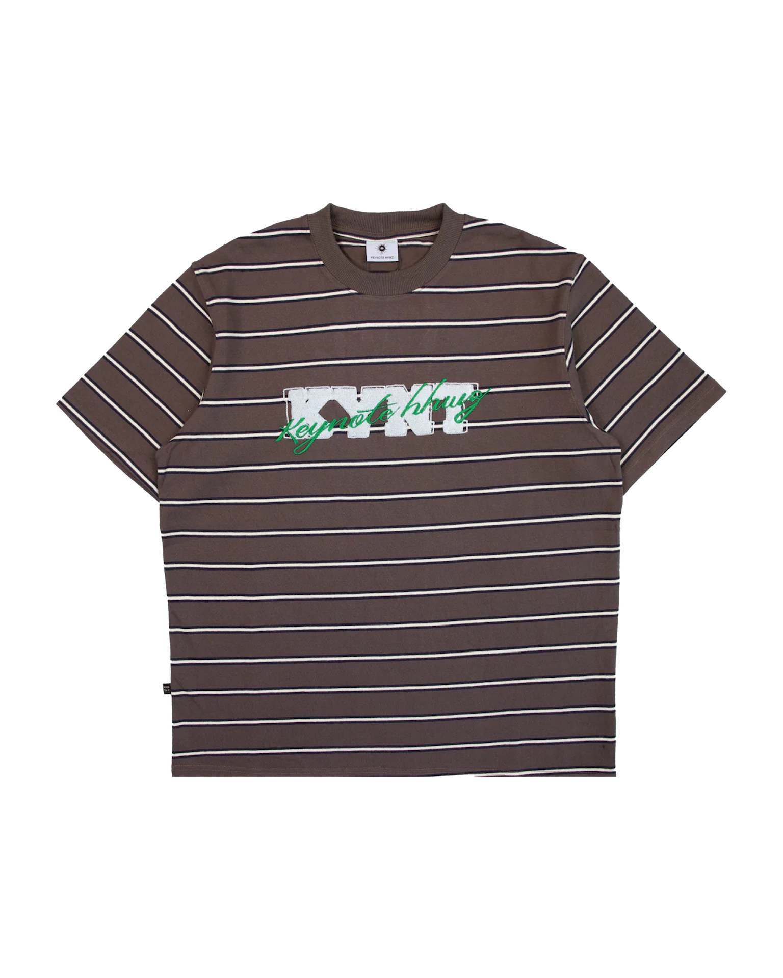 Earth Tide Ripple Tee Brown