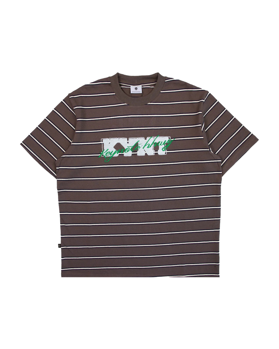 Earth Tide Ripple Tee Brown