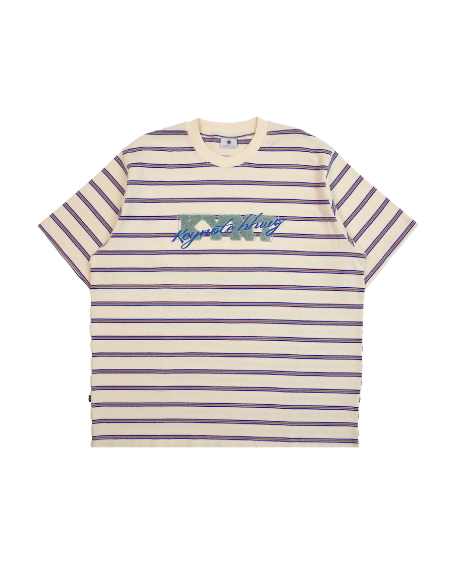 Earth Tide Ripple Tee Cream