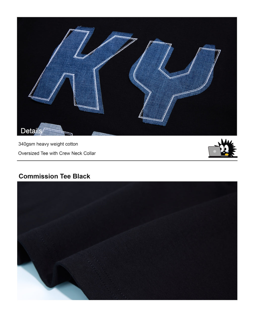 Commission Tee Black