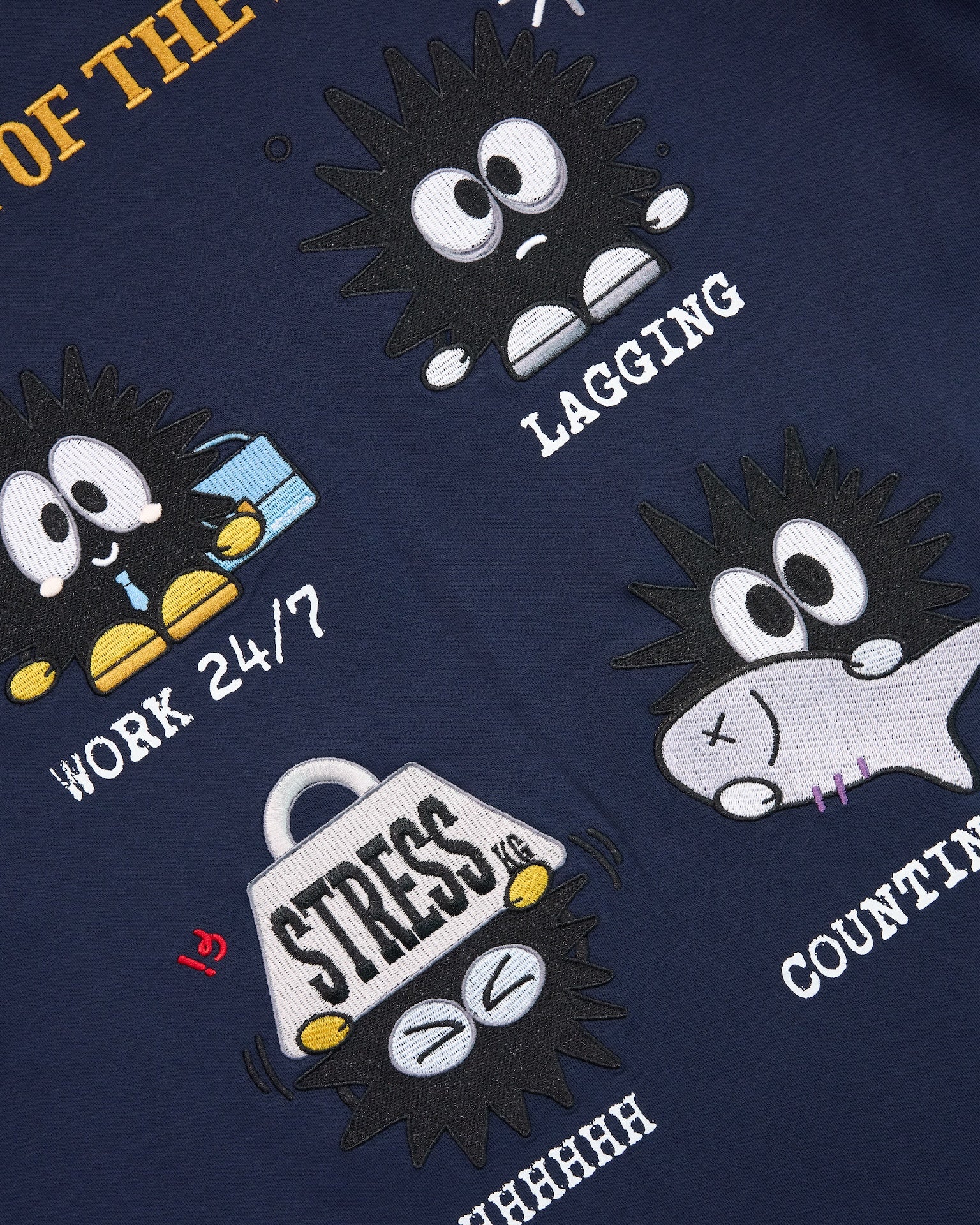 KEYNOTE | Workaholic Work Cycle Tee Navy - SWAGANZ