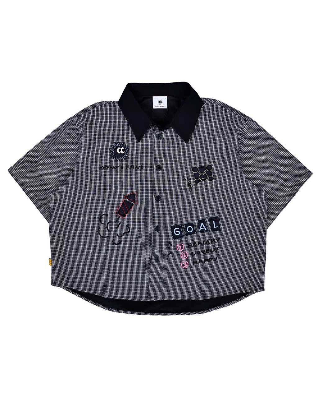 Ki-Goal Stripe Shirt Black/White