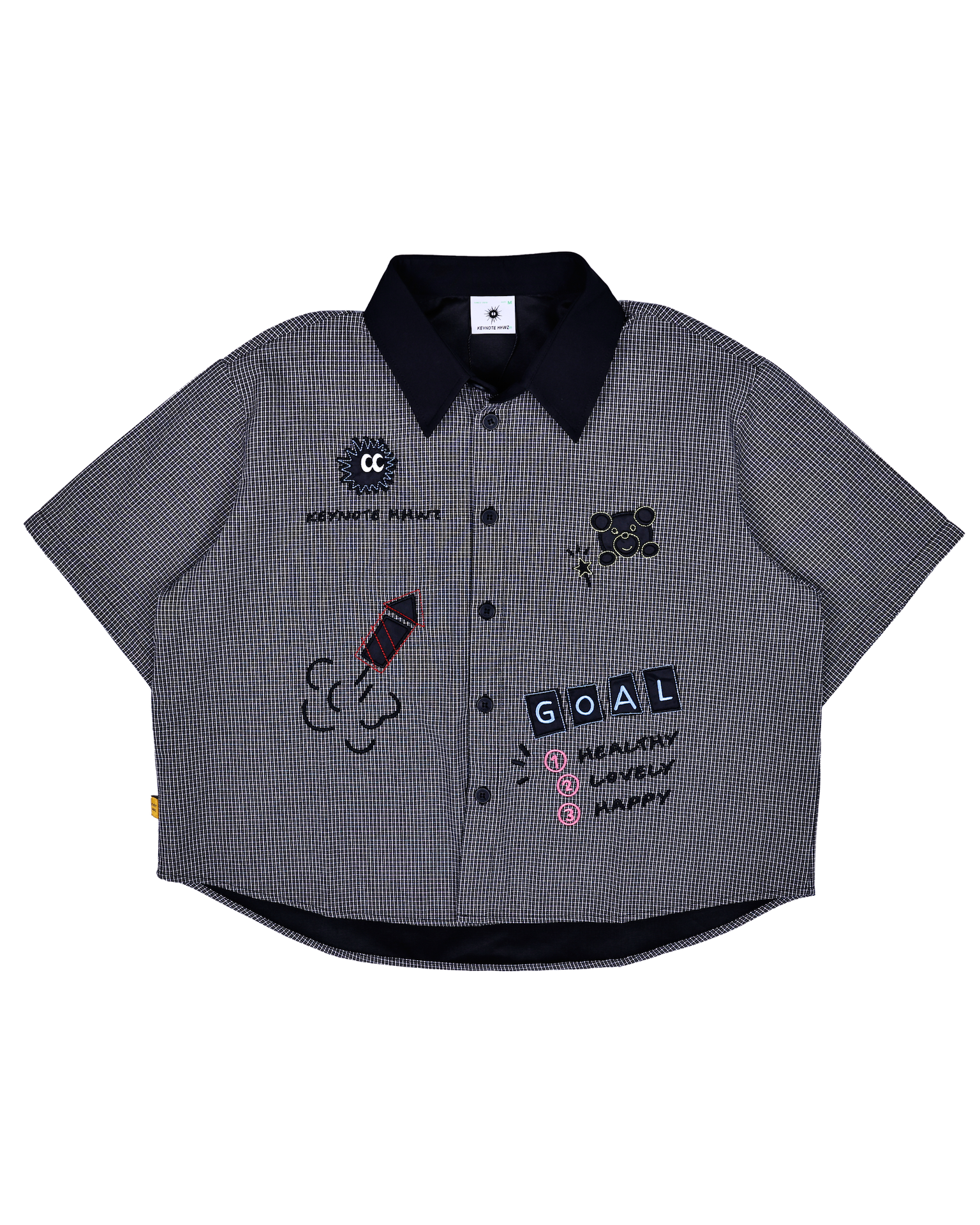 Ki-Goal Stripe Shirt Black/White