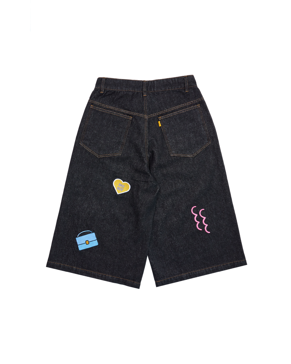 KEYNOTE | Workaholic JPEG Jorts Black - SWAGANZ