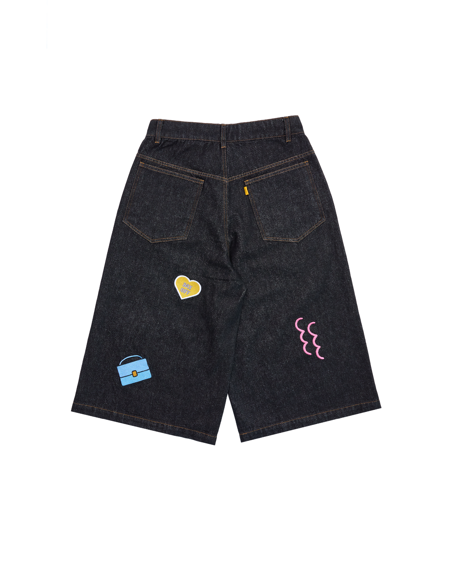 KEYNOTE | Workaholic JPEG Jorts Black - SWAGANZ