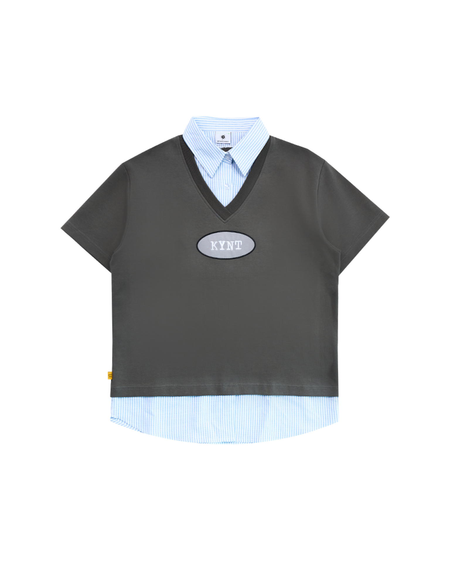 Clock-In Shirt Grey