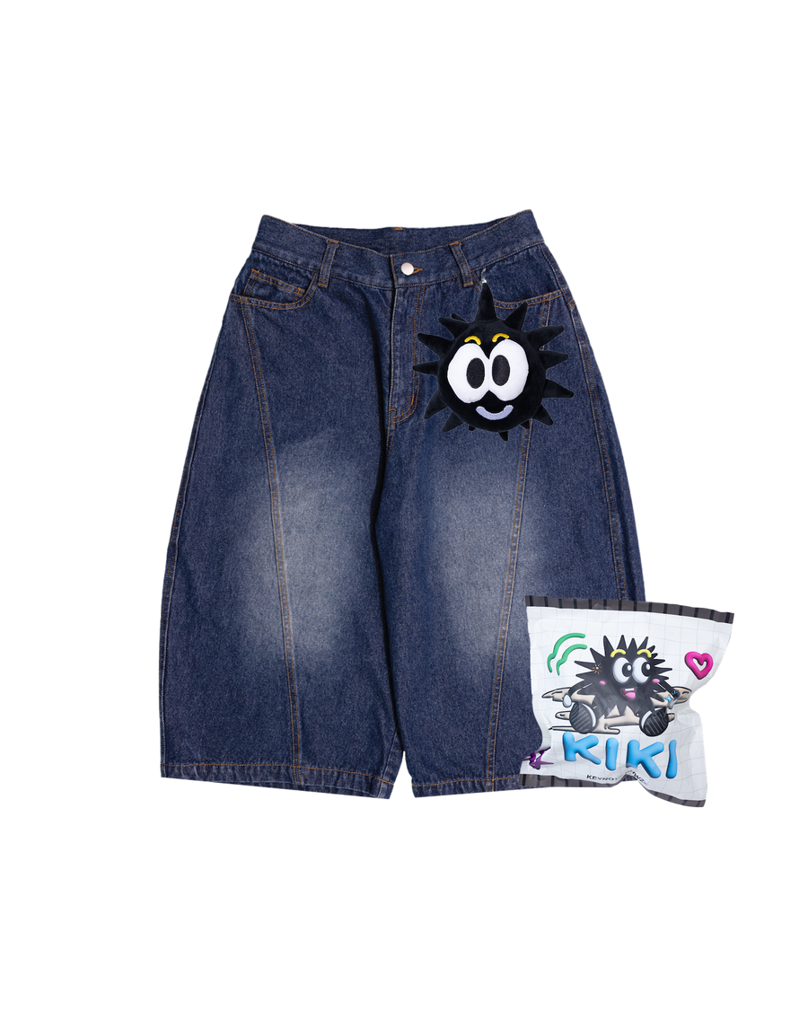 Overtime Jorts Blue