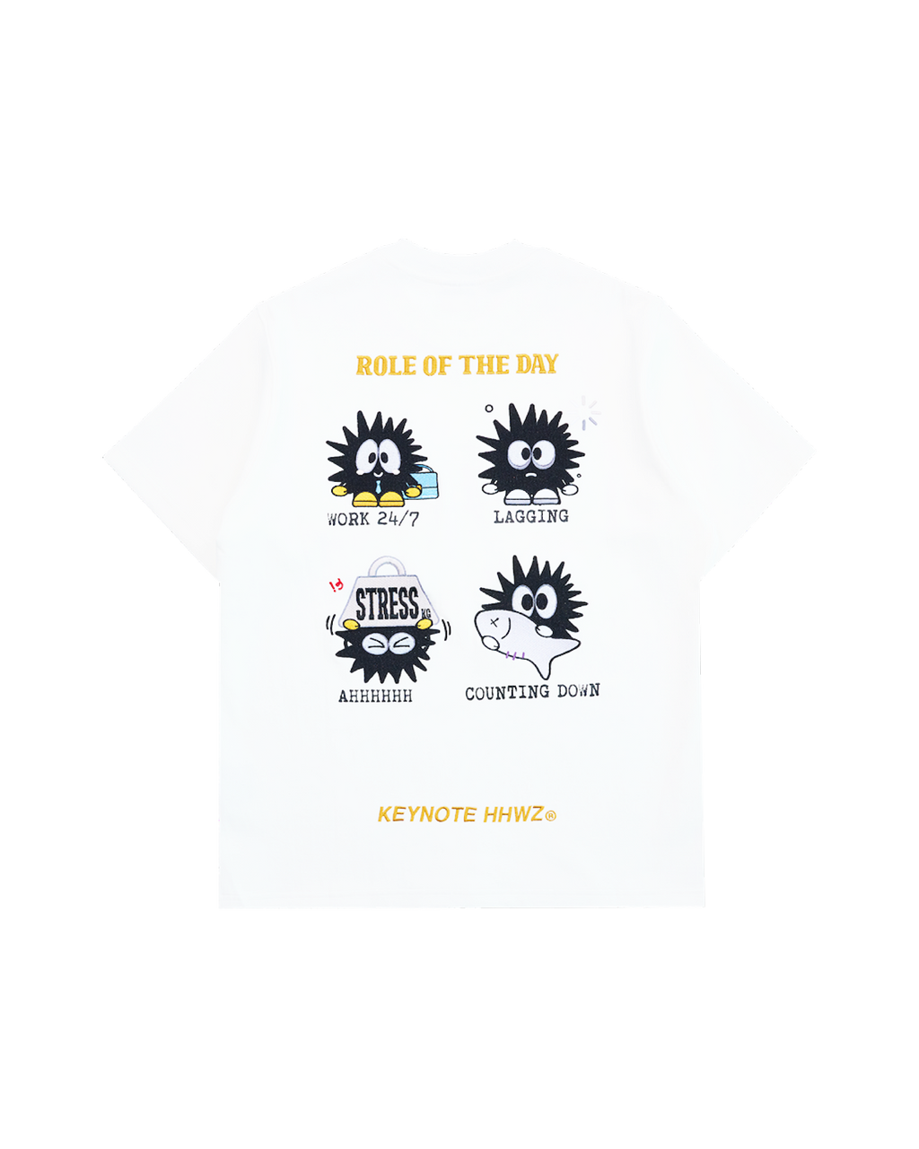 KEYNOTE | Workaholic Work Cycle White - SWAGANZ