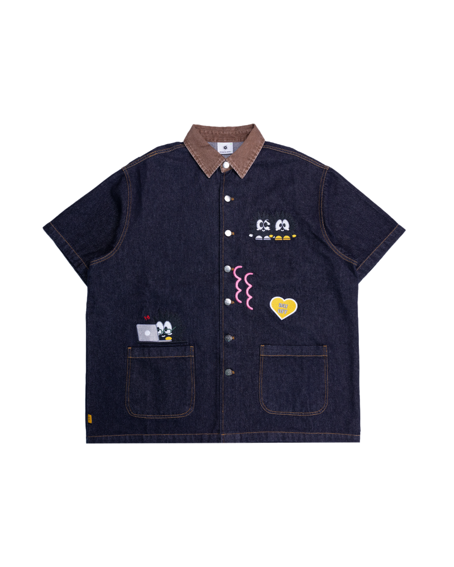 Pocket Schedule Tee Navy
