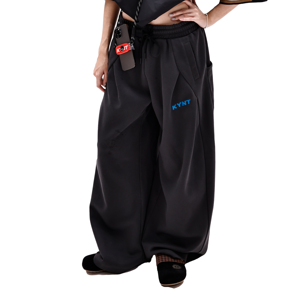 KEYNOTE | Sport Club Wide Leg Sweatpants - SWAGANZ