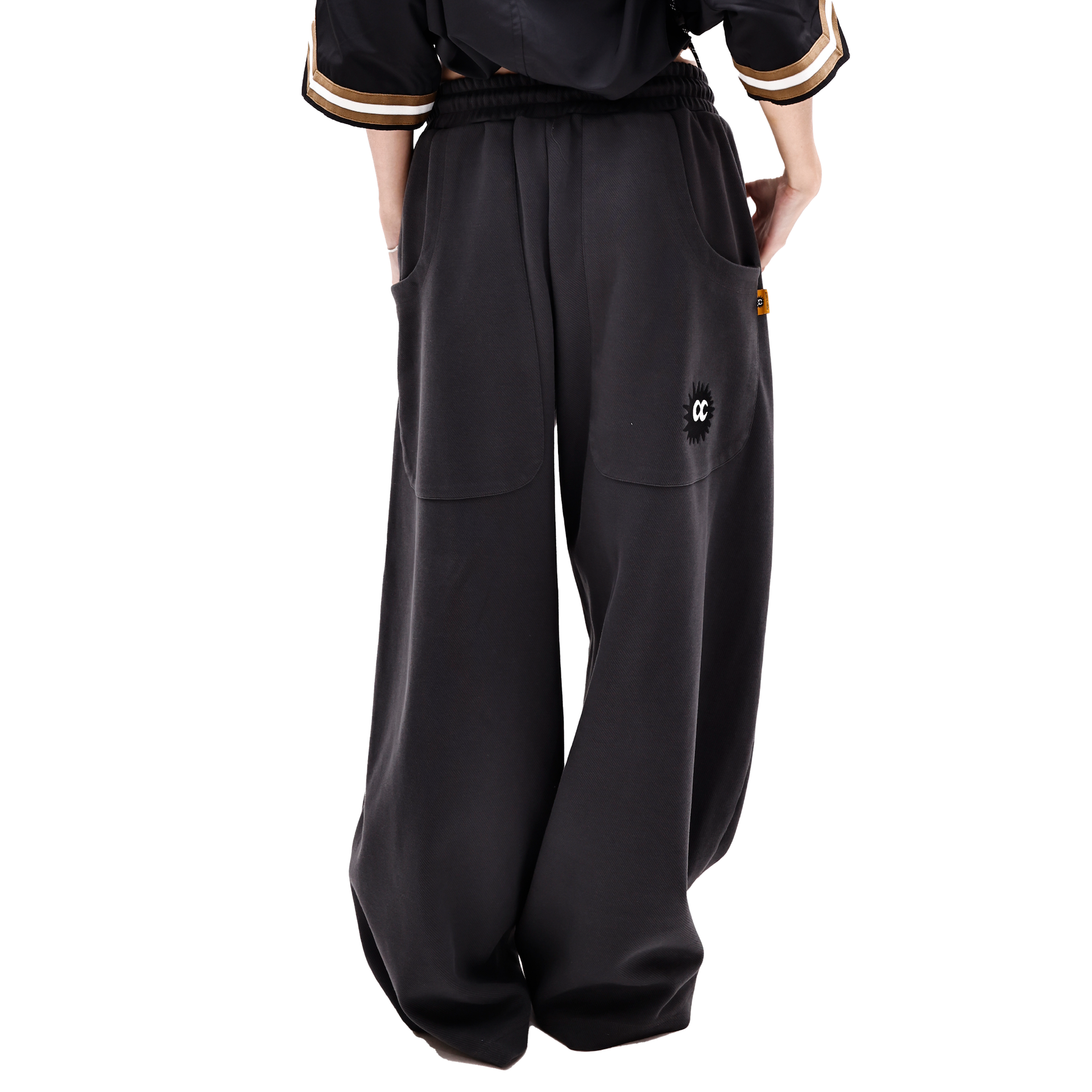 KEYNOTE | Sport Club Wide Leg Sweatpants - SWAGANZ