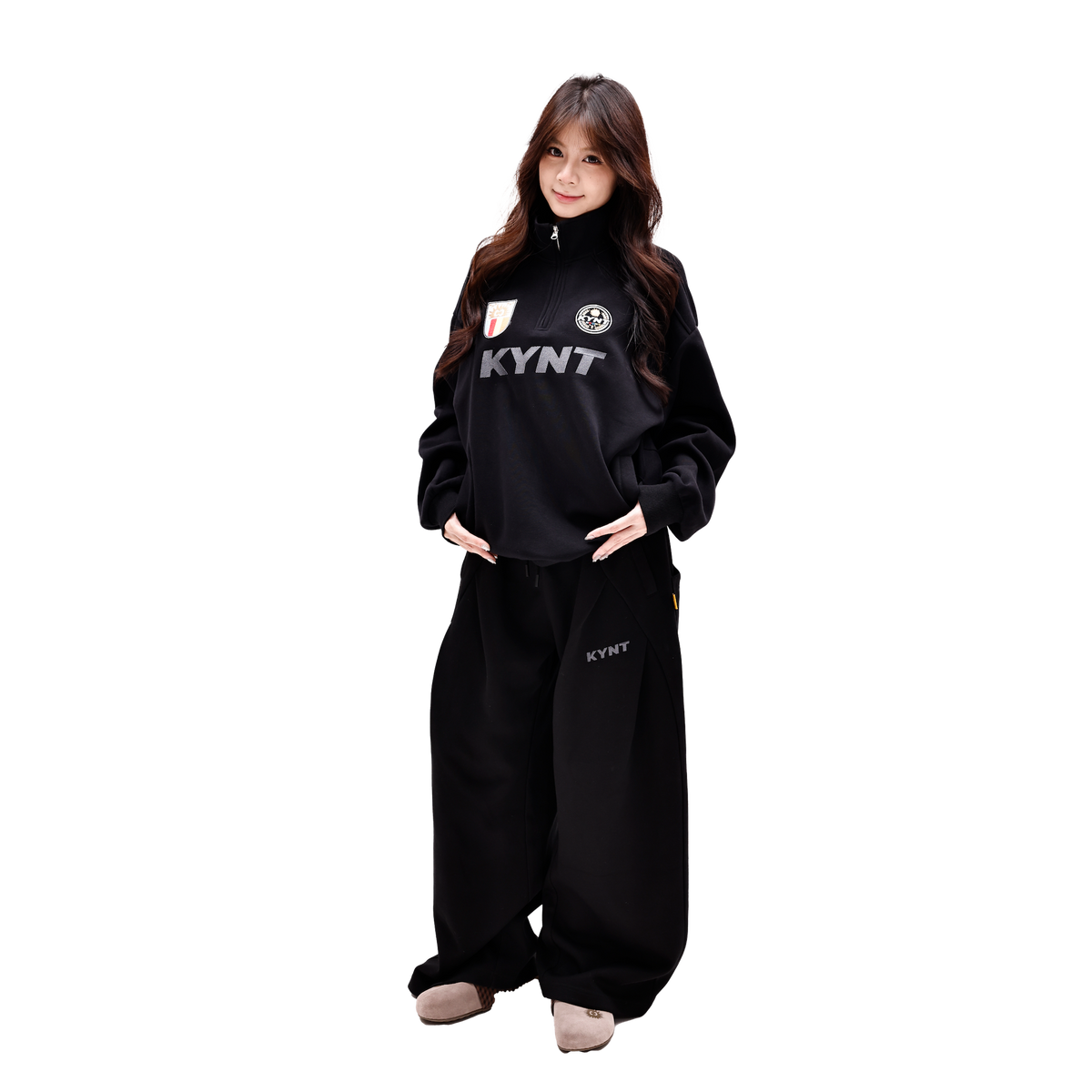 KEYNOTE | Sport Club Half Zip Sports Sweatshirt - SWAGANZ