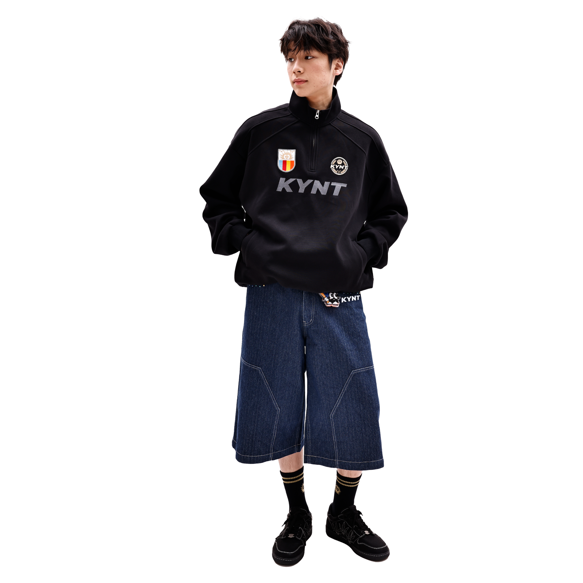 KEYNOTE | Sport Club Half Zip Sports Sweatshirt - SWAGANZ