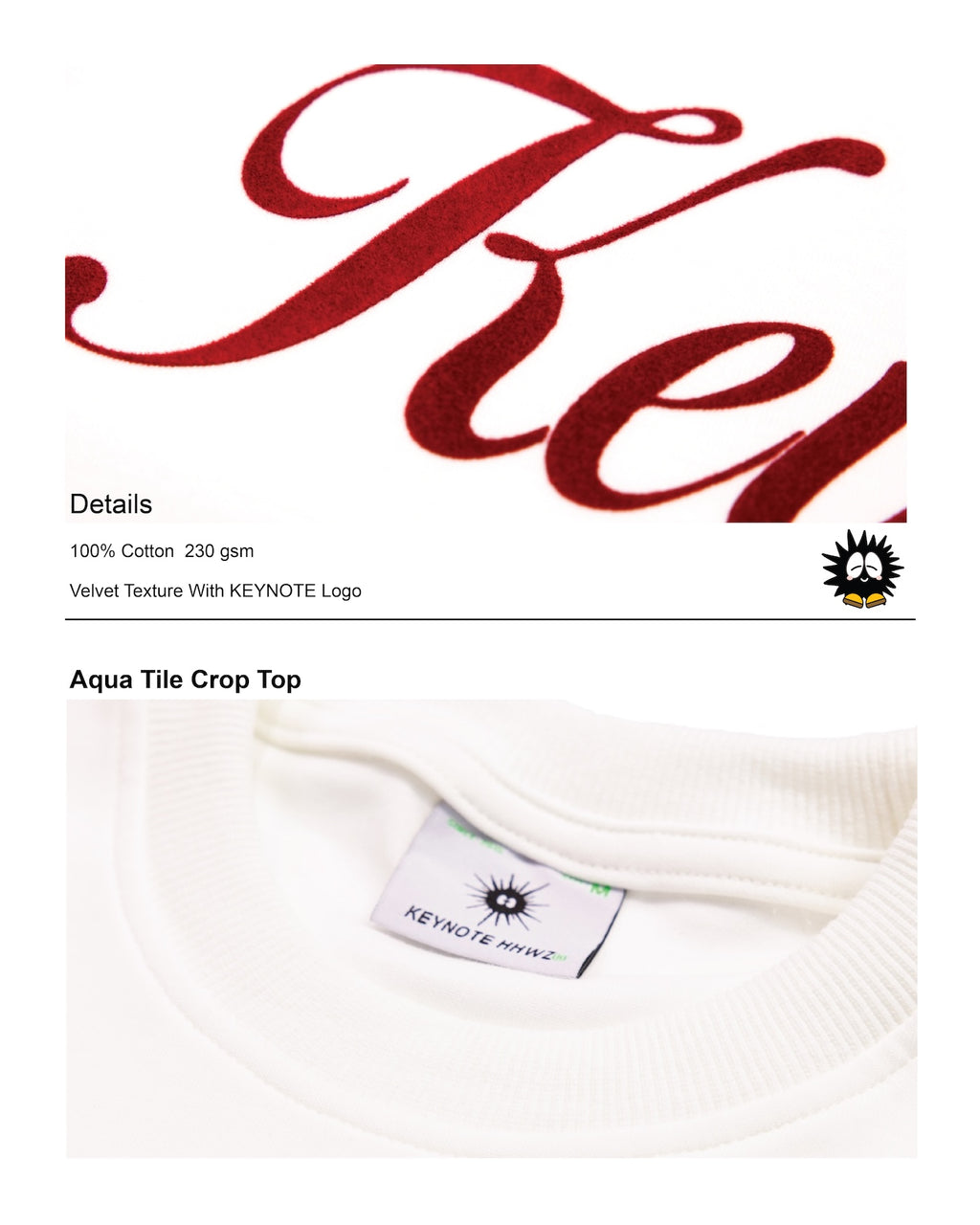 Soda Crop Top White