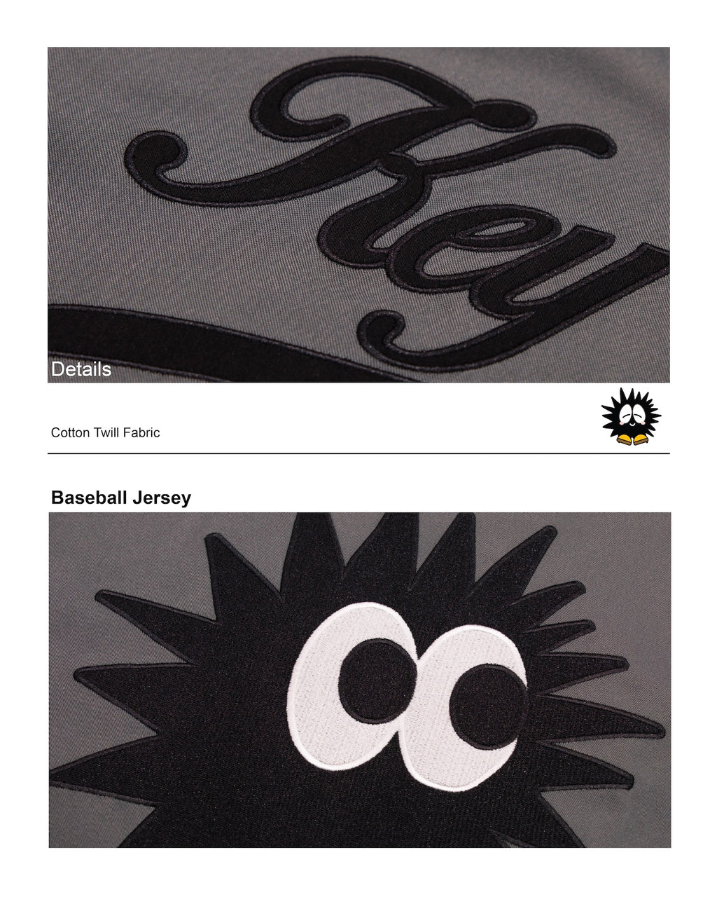 Baseball Jersey Grey