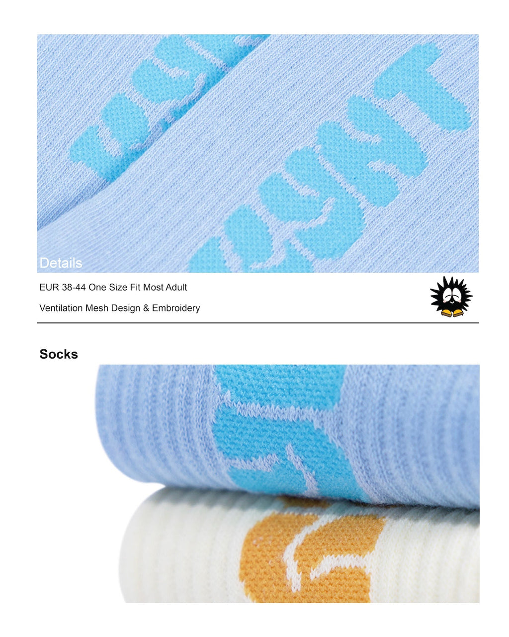 KEYNOTE | Logo Socks Blue - SWAGANZ