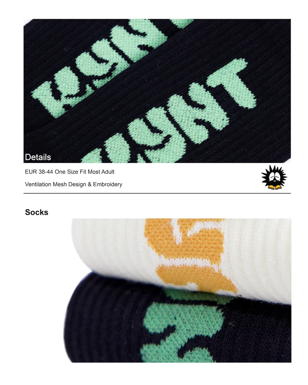 KEYNOTE | Logo Socks Black - SWAGANZ