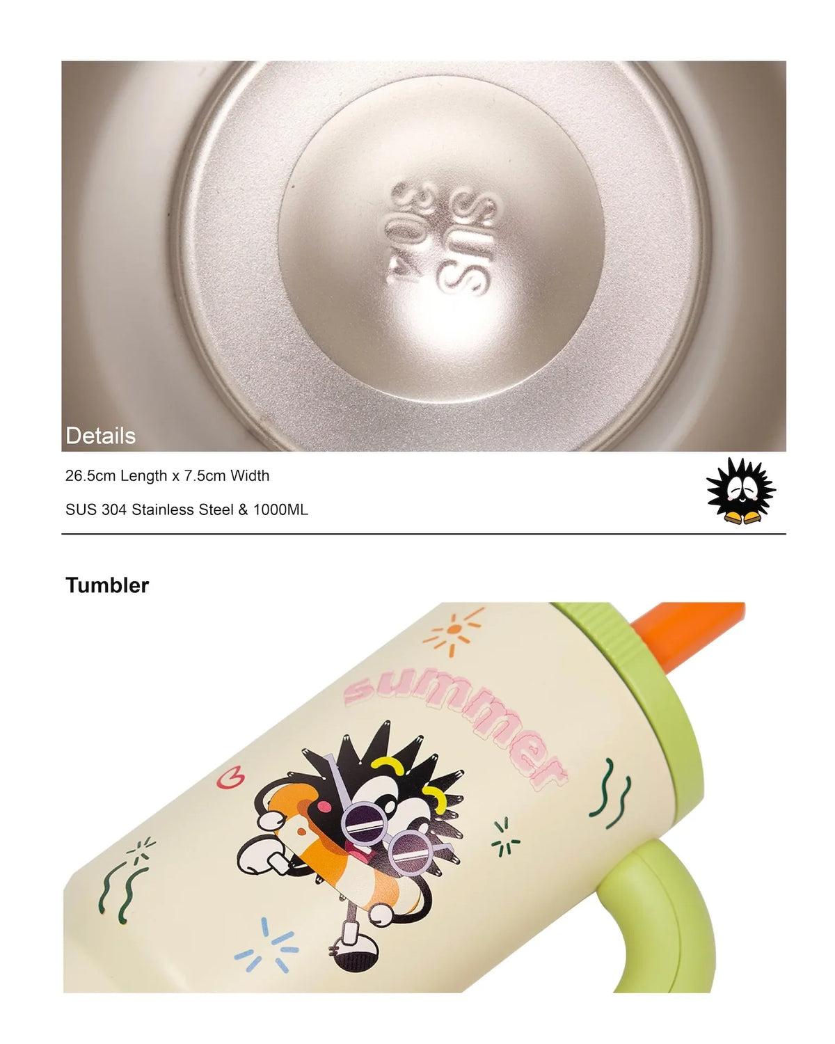 KEYNOTE | Sunny Tumbler Yellow - SWAGANZ