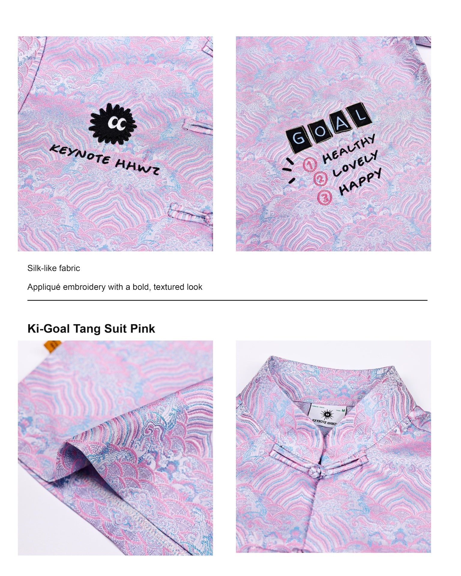 Ki-Goal Tang Suit Pink