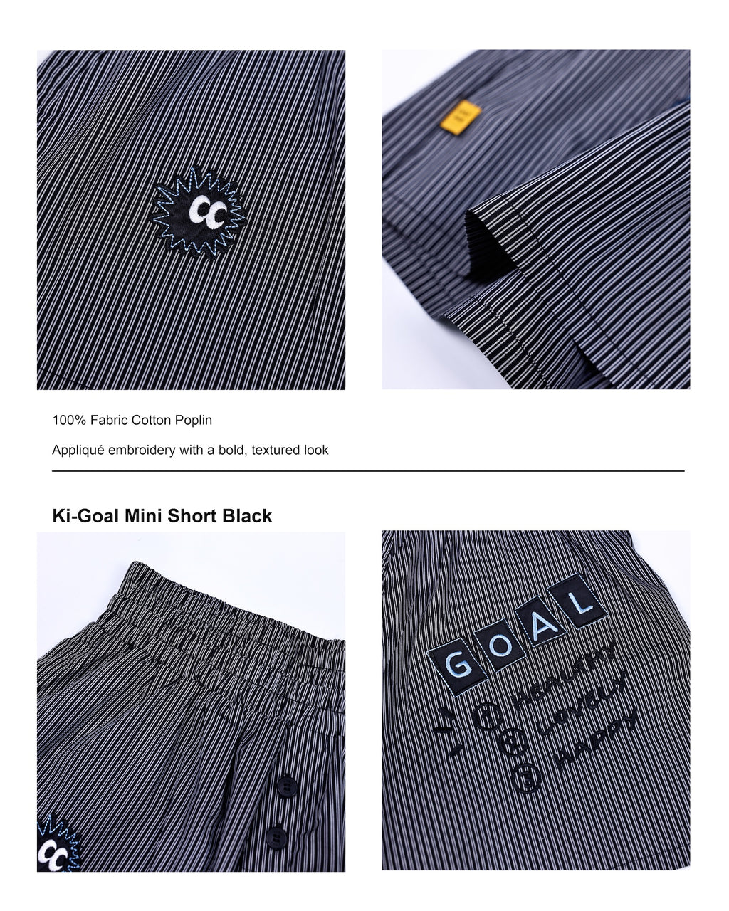 Ki-Goal Mini Short Black
