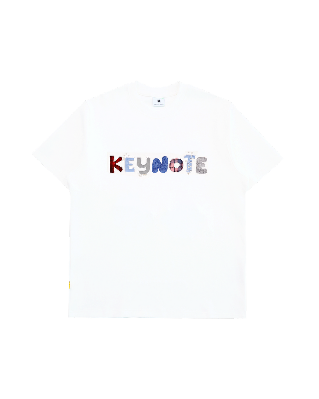 Holiday Patchwork Tee White
