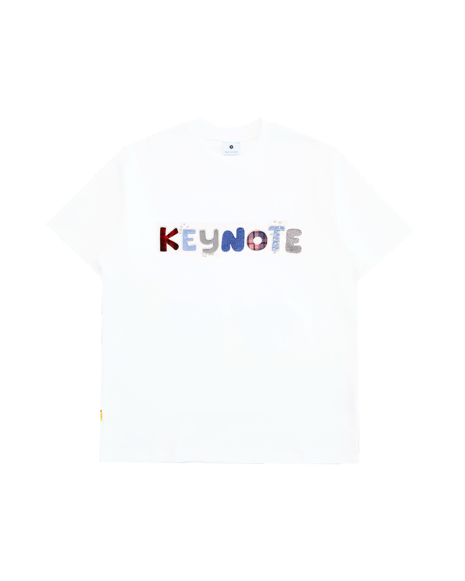 Holiday Patchwork Tee White