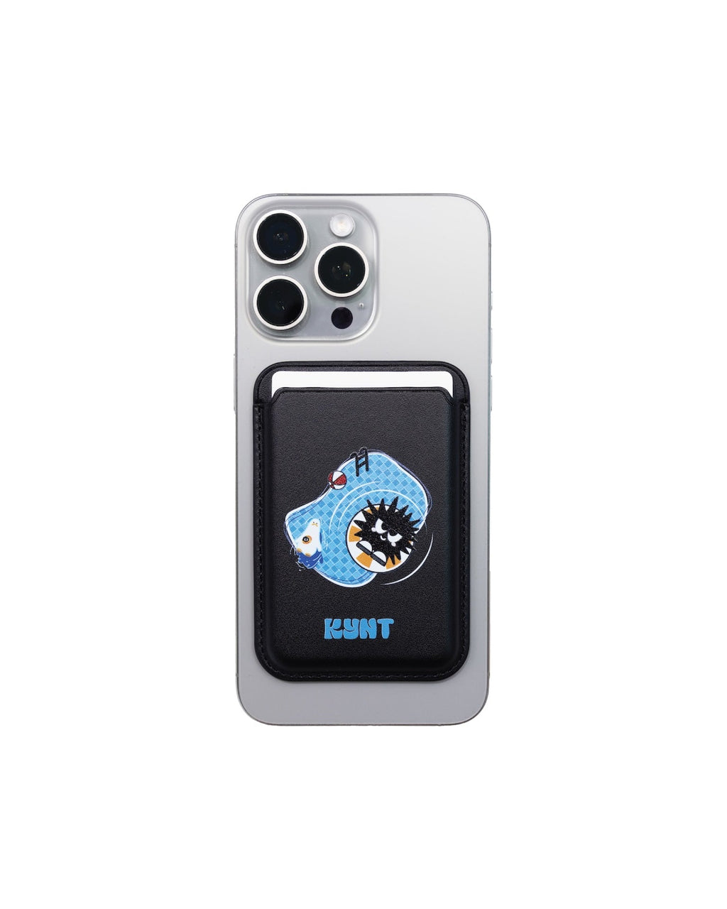 KEYNOTE | Floting Into Summer Snap-On Wallet Black - SWAGANZ