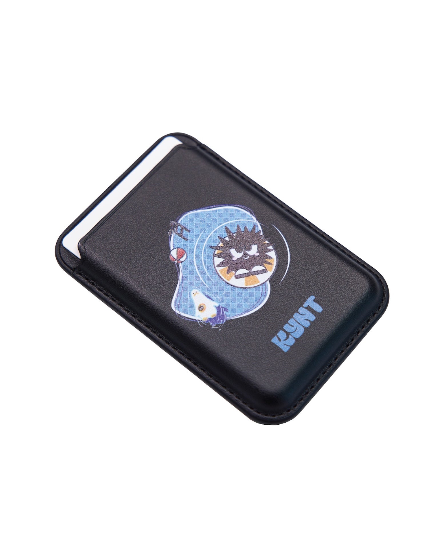 KEYNOTE | Floting Into Summer Snap-On Wallet Black - SWAGANZ