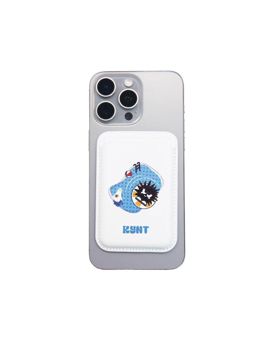 KEYNOTE | Floting Into Summer Snap-On Wallet White - SWAGANZ