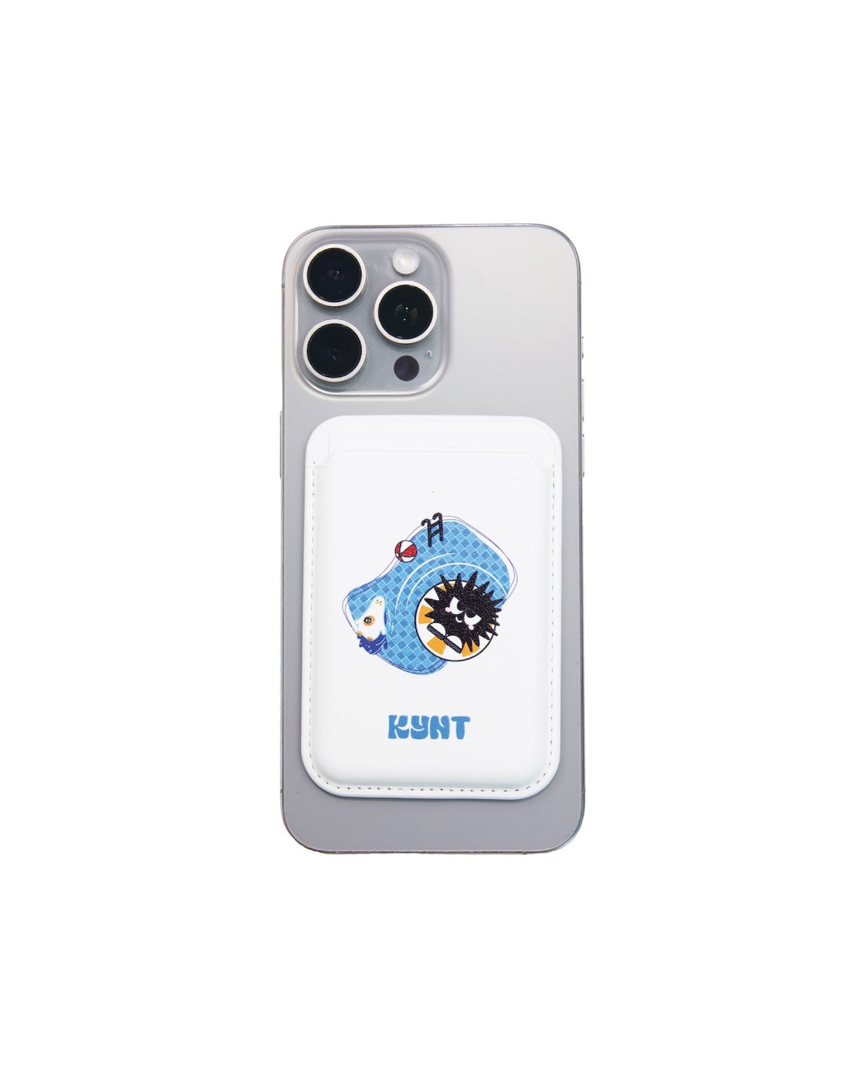 KEYNOTE | Floting Into Summer Snap-On Wallet White - SWAGANZ