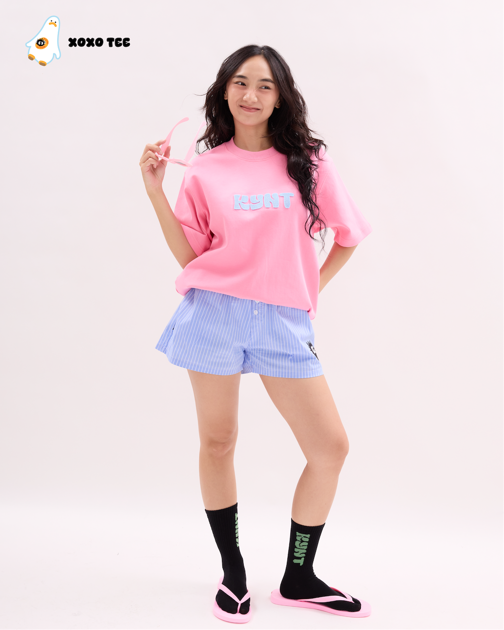 KEYNOTE | XOXO Tee Pink - SWAGANZ