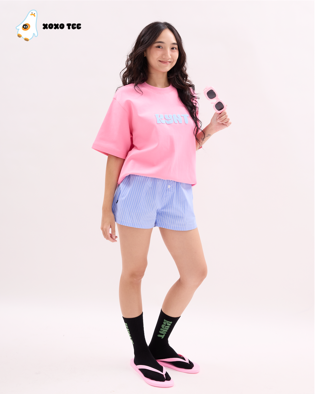 KEYNOTE | XOXO Tee Pink - SWAGANZ