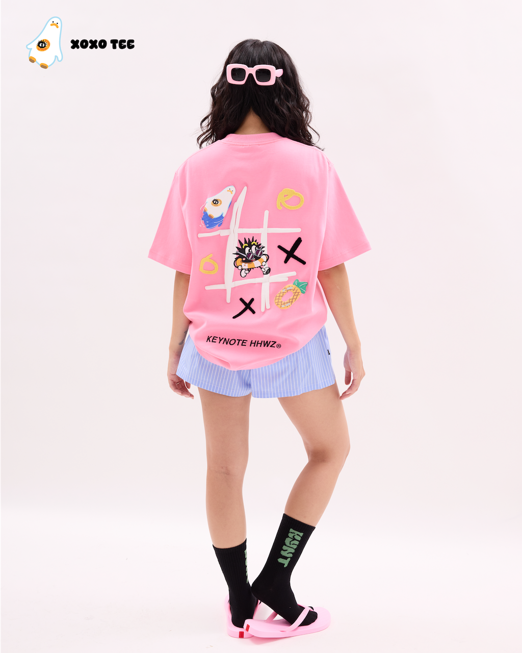 KEYNOTE | XOXO Tee Pink - SWAGANZ