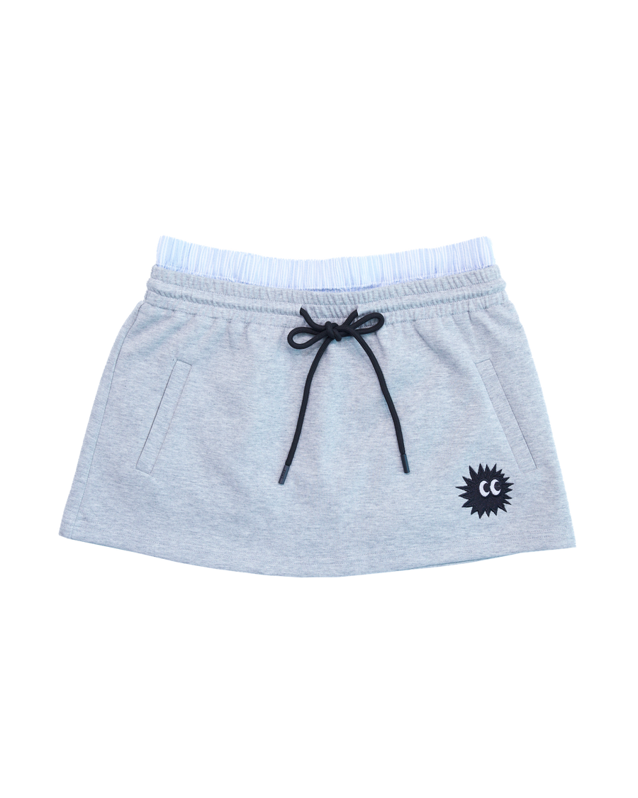 Off-Day Mini Skirt Light Grey