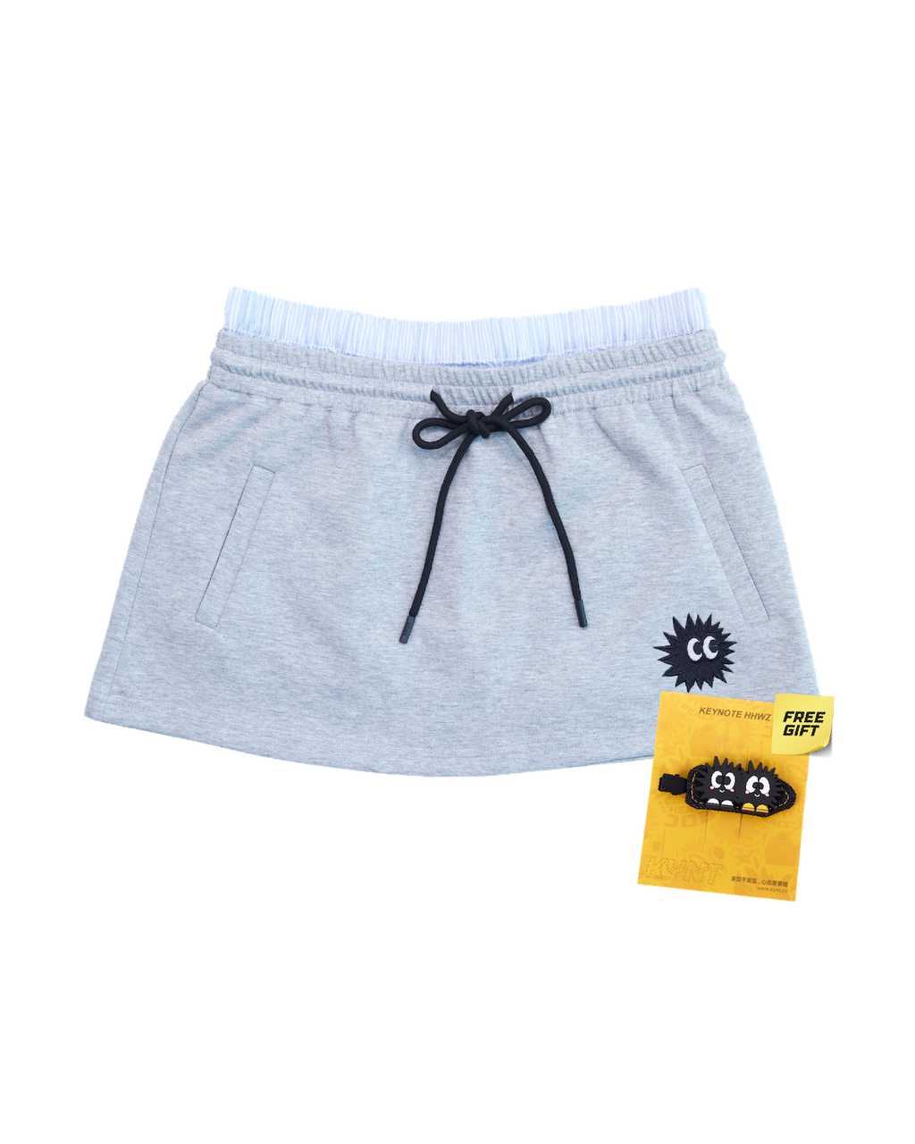 Off-Day Mini Skirt Light Grey