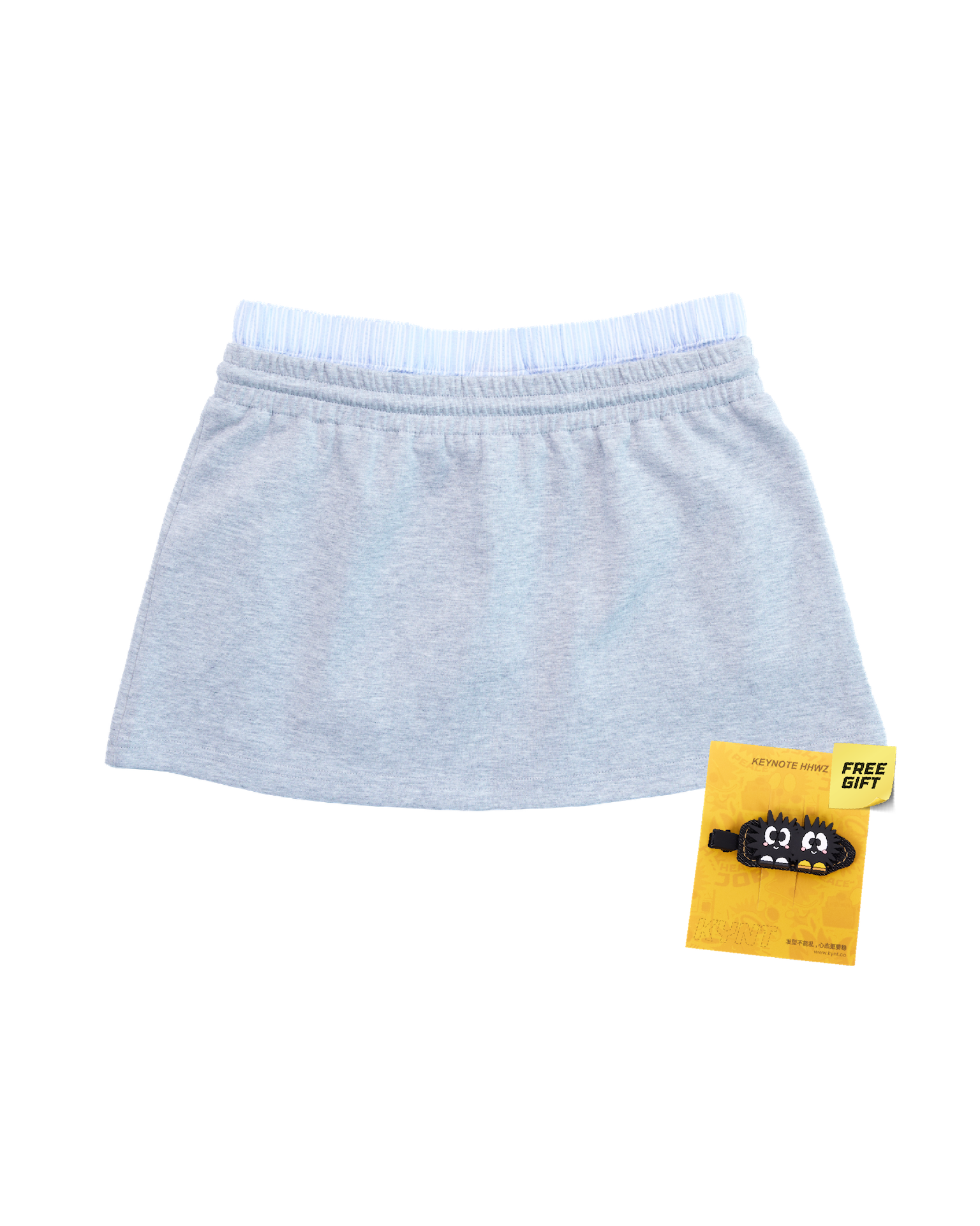 Off-Day Mini Skirt Light Grey