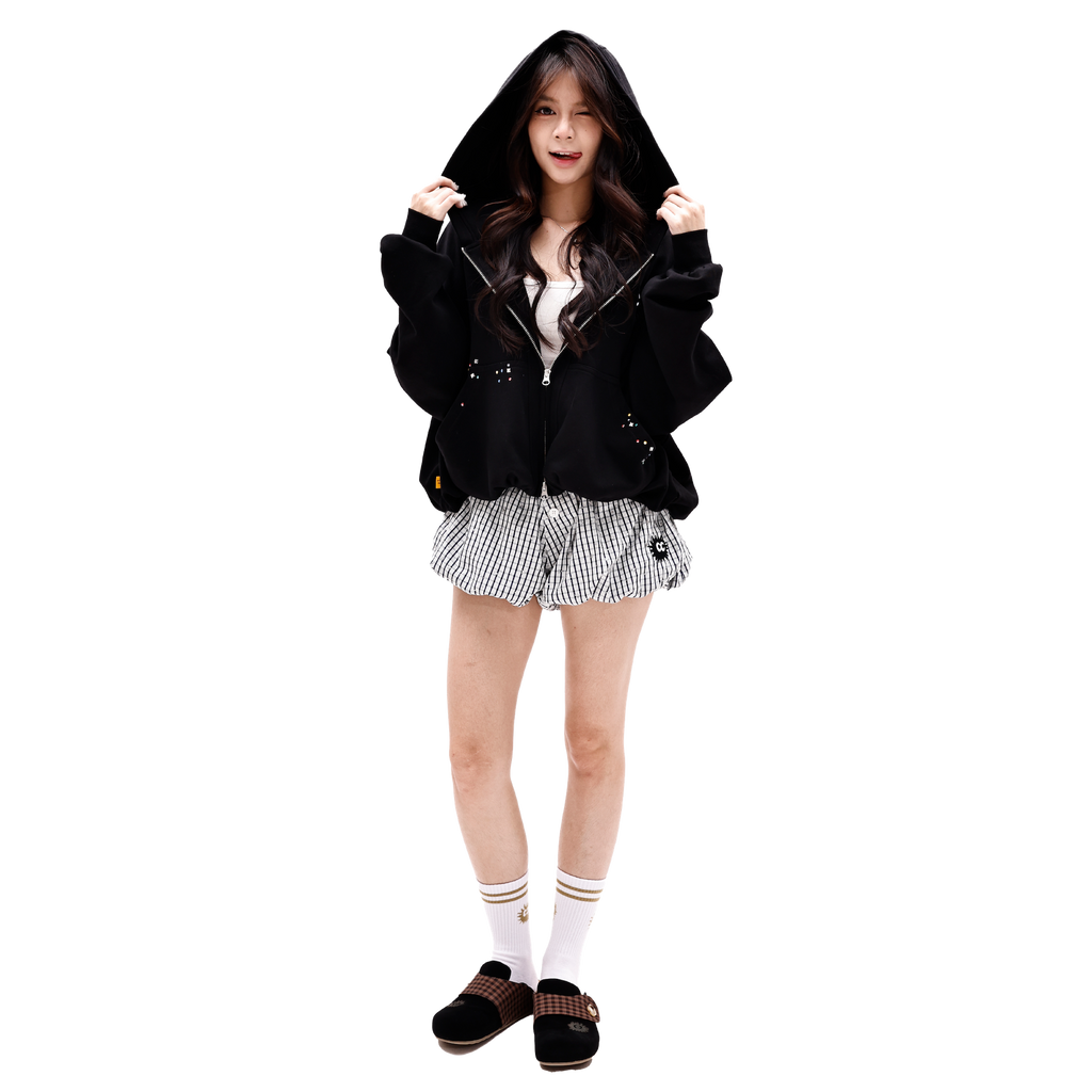 KEYNOTE | Duo-Zip Jacket Black (Pre-Order ETA July 10th) - SWAGANZ